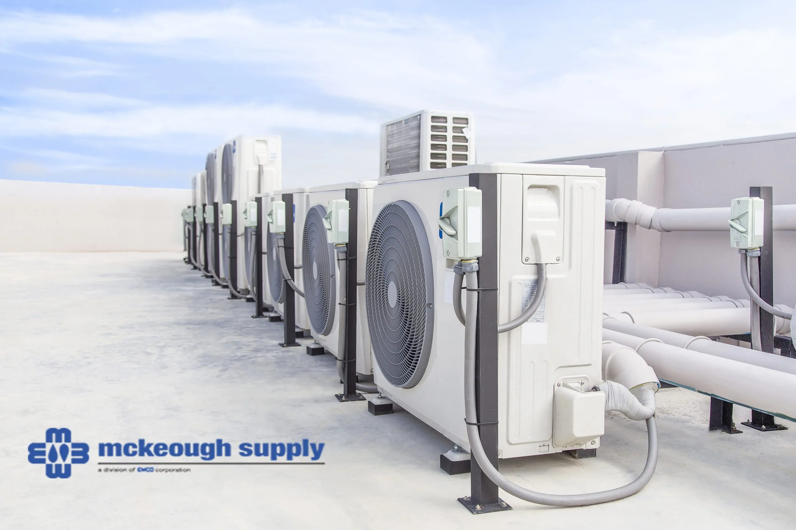 Rooftop air conditioning condenser units - McKeough Supply, a division of EMCO Corporation